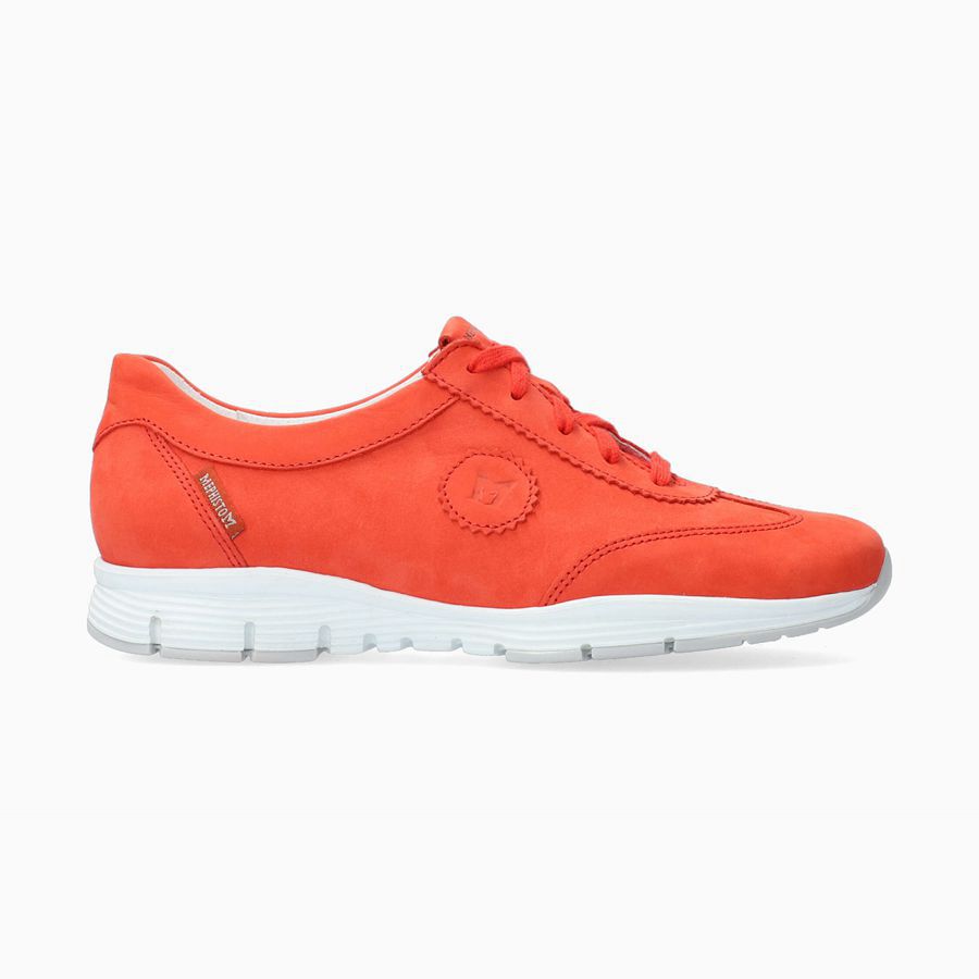 Mephisto YAEL Nubuck Női Tornacipő - Narancssárga, HU-54796